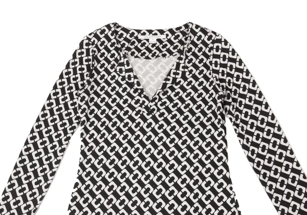DIANE VON FURSTENBERG Geometric Print Skipper Tunic K-176171_003