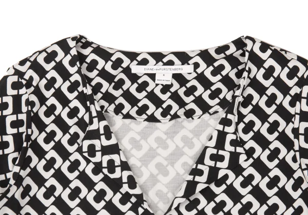 DIANE VON FURSTENBERG Geometric Print Skipper Tunic K-176171_004