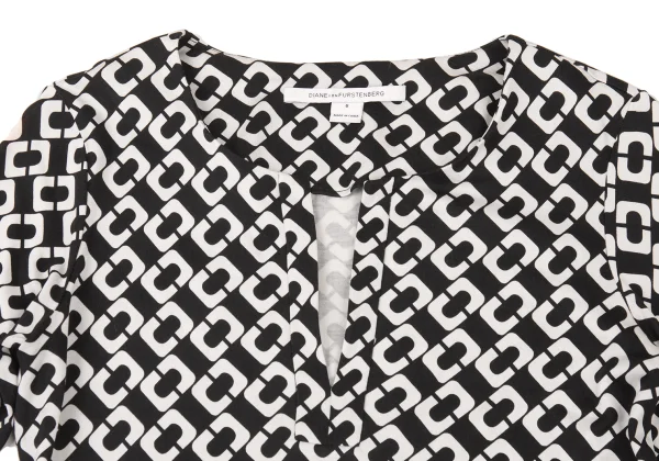 DIANE VON FURSTENBERG Geometric Print Skipper Tunic K-176171_005