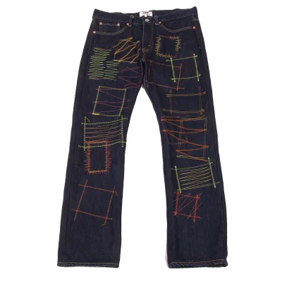 eYe JUNYA WATANABE MAN COMME des GARCONS Colorful Stitched Pocket Detailing Jeans