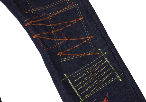 eYe JUNYA WATANABE MAN COMME des GARCONS Colorful Stitched Pocket Detailing Jeans K-176173_009