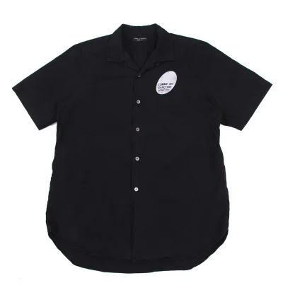 COMME des GARCONS HOMME PLUS Logo Print Short Sleeve Shirt
