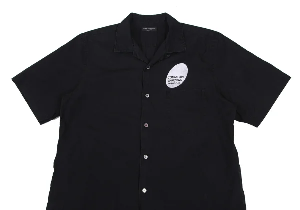 COMME des GARCONS HOMME PLUS Logo Print Short Sleeve Shirt K-176174_002