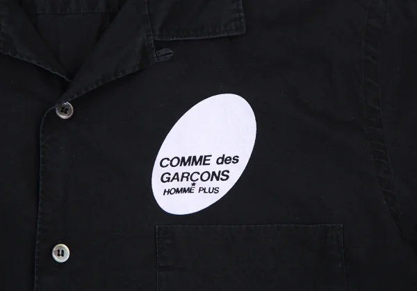 COMME des GARCONS HOMME PLUS Logo Print Short Sleeve Shirt K-176174_004