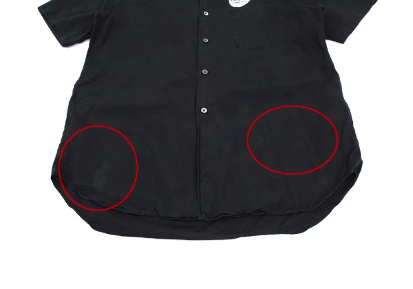 COMME des GARCONS HOMME PLUS Logo Print Short Sleeve Shirt K-176174_010