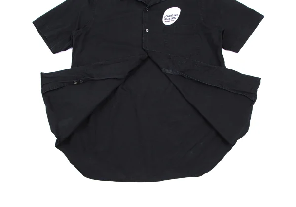 COMME des GARCONS HOMME PLUS Logo Print Short Sleeve Shirt K-176174_013
