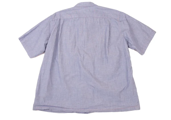 COMME des GARCONS HOMME Split Logo Short Sleeve Cotton Shirt K-176175_012