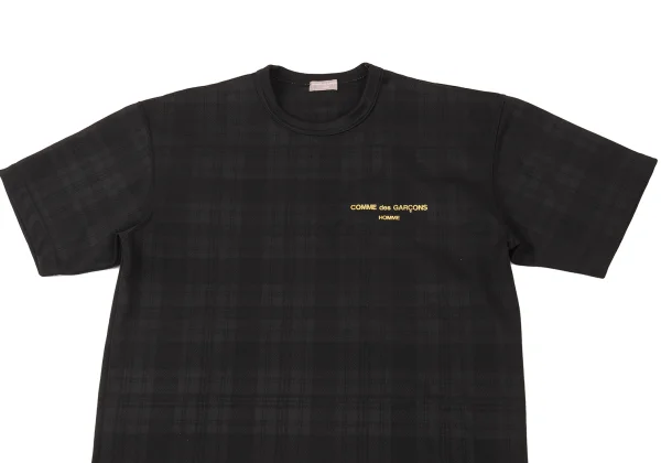 COMME des GARCONS HOMME Check Jacquard Poly Jersey T-shirt K-176177_002