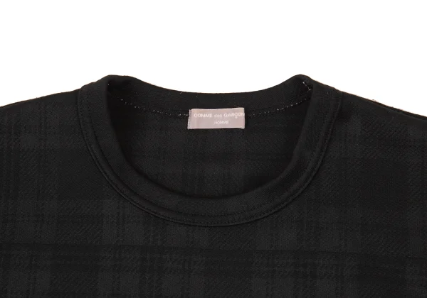 COMME des GARCONS HOMME Check Jacquard Poly Jersey T-shirt K-176177_003