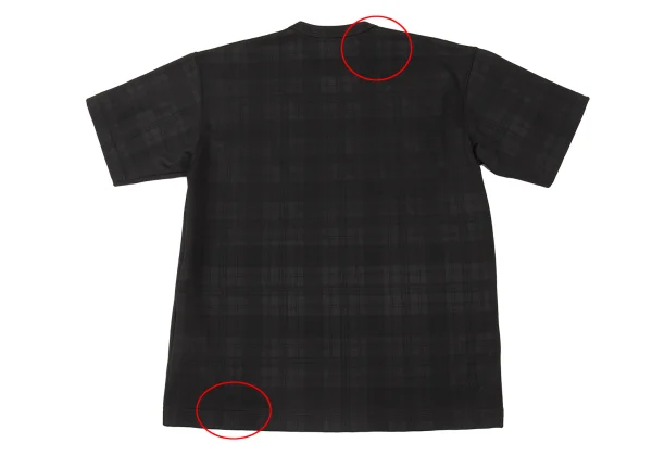 COMME des GARCONS HOMME Check Jacquard Poly Jersey T-shirt K-176177_009