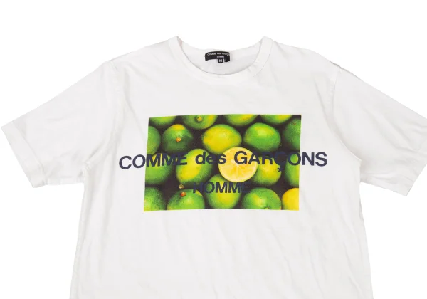 COMME des GARCONS HOMME Lime Logo T-shirt K-176179_002