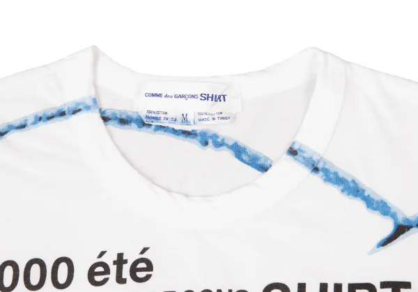COMME des GARCONS SHIRT Fish Print Logo T-shirt K-176183_003