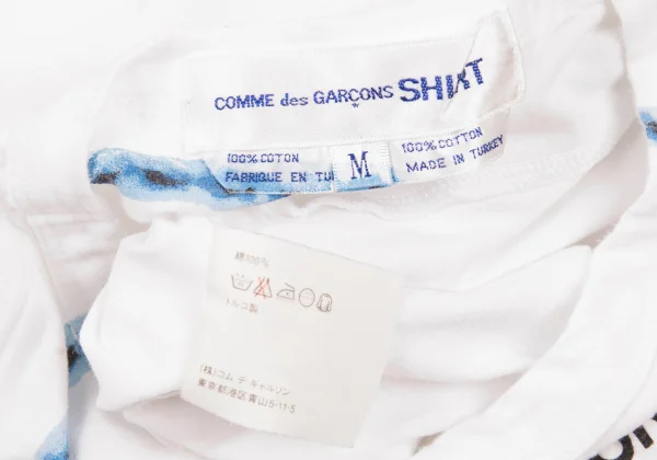 COMME des GARCONS SHIRT Fish Print Logo T-shirt K-176183_012