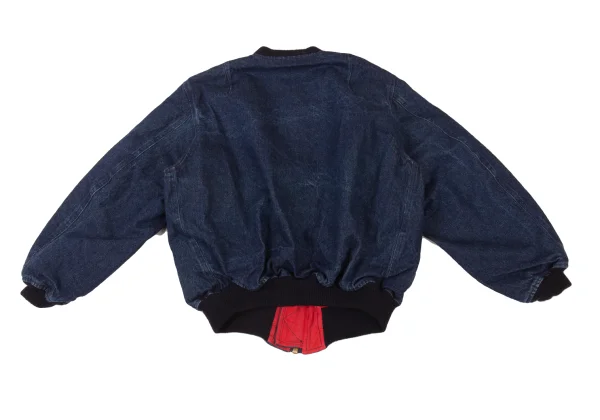 PINK HOUSE Patches Denim MA-1 Bomber Jacket K-176185_017