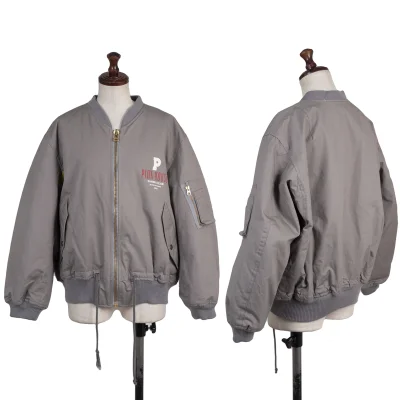 PINK HOUSE Logo Print MA-1 Blouson
