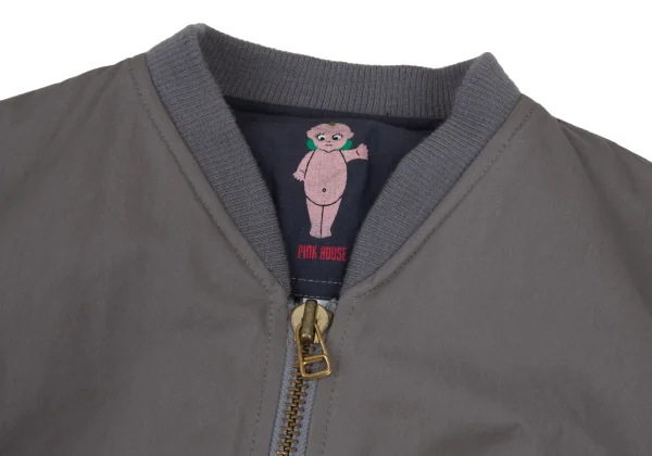 PINK HOUSE Logo Print MA-1 Blouson K-176186_005