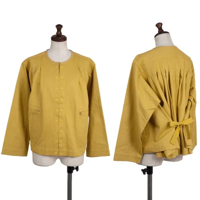 PINK HOUSE Cotton Tuck Snap Button Jacket