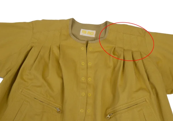 PINK HOUSE Cotton Tuck Snap Button Jacket K-176187_003
