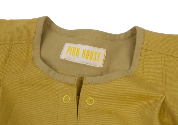 PINK HOUSE Cotton Tuck Snap Button Jacket K-176187_005