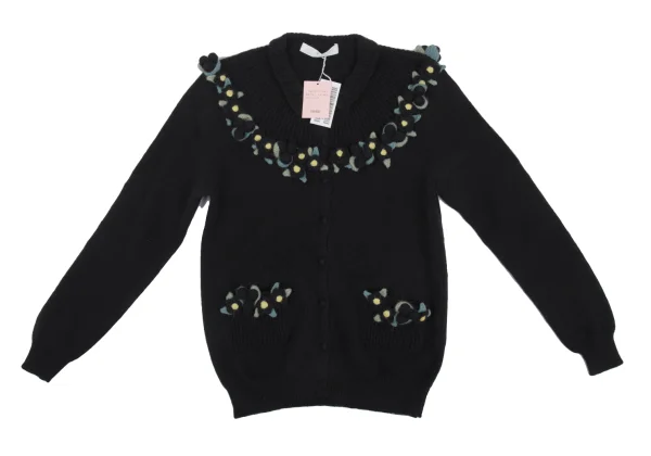 PINK HOUSE Floral Design Knit Cardigan K-176188_002