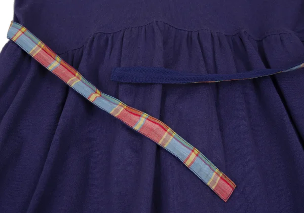 PINK HOUSE Check Taping Cotton Knit Dress K-176190_007
