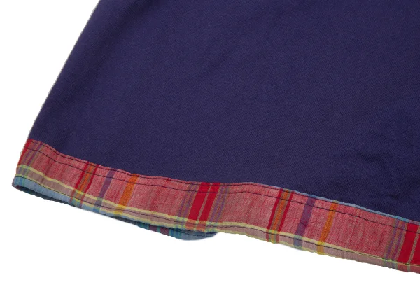 PINK HOUSE Check Taping Cotton Knit Dress K-176190_009