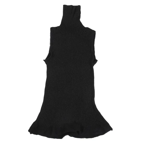 Jean Paul GAULTIER FEMME Lace Switching Lame Sleeveless Rib Knit Top K-176194_002