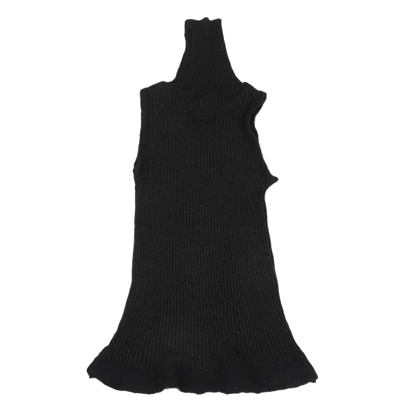 Jean Paul GAULTIER FEMME Lace Switching Lame Sleeveless Rib Knit Top K-176194_010