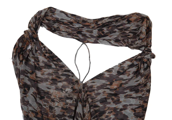 Jean Paul GAULTIER FEMME Graphic Print Mesh Vest K-176199_003