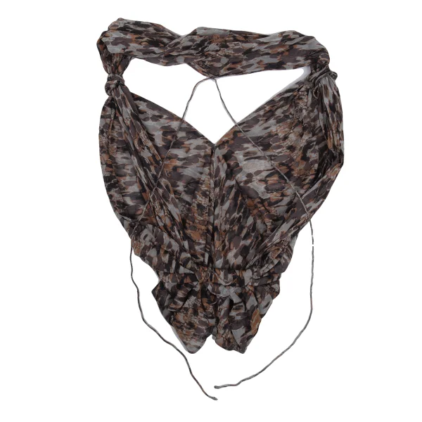 Jean Paul GAULTIER FEMME Graphic Print Mesh Vest K-176199_007