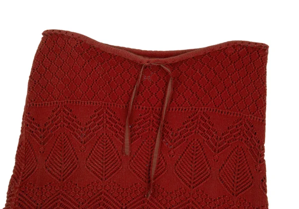 Jean Paul GAULTIER FEMME Jacquard Cotton Knit Skirt K-176202_003