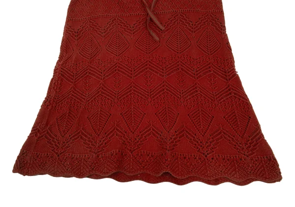 Jean Paul GAULTIER FEMME Jacquard Cotton Knit Skirt K-176202_006