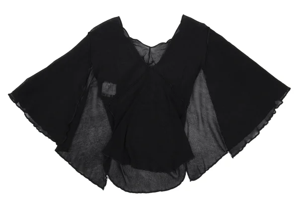 Jean Paul GAULTIER MAILLE FEMME Flare Sleeve Mesh Top K-176203_002