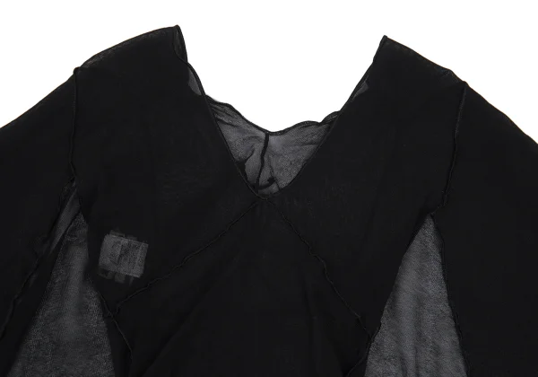 Jean Paul GAULTIER MAILLE FEMME Flare Sleeve Mesh Top K-176203_003