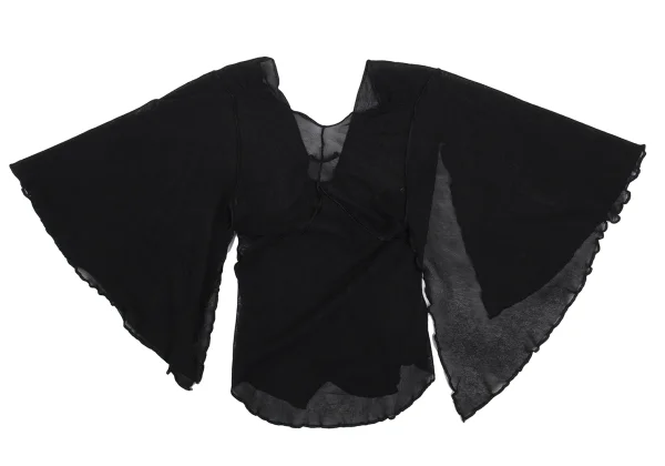 Jean Paul GAULTIER MAILLE FEMME Flare Sleeve Mesh Top K-176203_009