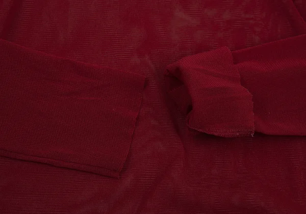 JPG by GAULTIER Hem Buttons Mesh Turtleneck T Shirt K-176207_007