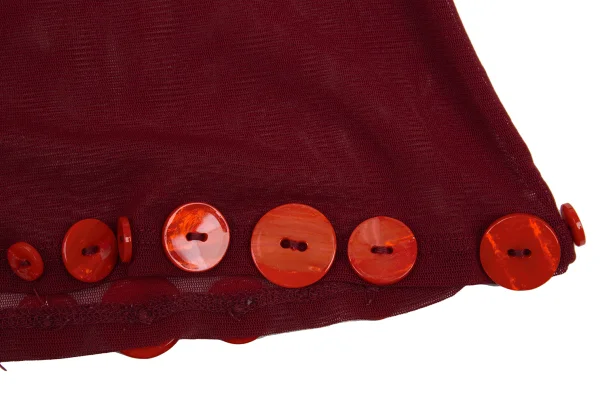 JPG by GAULTIER Hem Buttons Mesh Turtleneck T Shirt K-176207_009