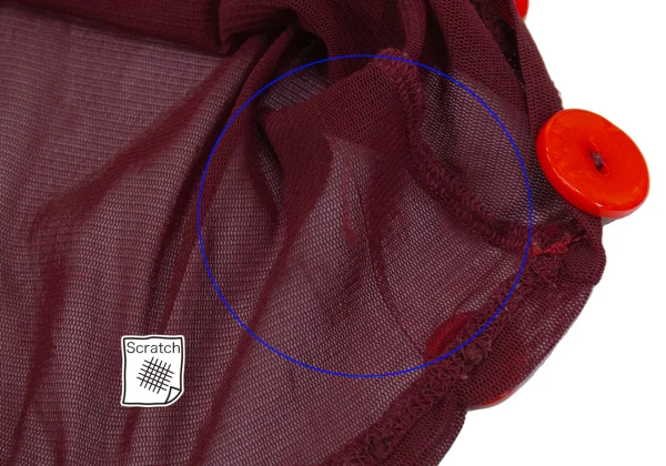 JPG by GAULTIER Hem Buttons Mesh Turtleneck T Shirt K-176207_011