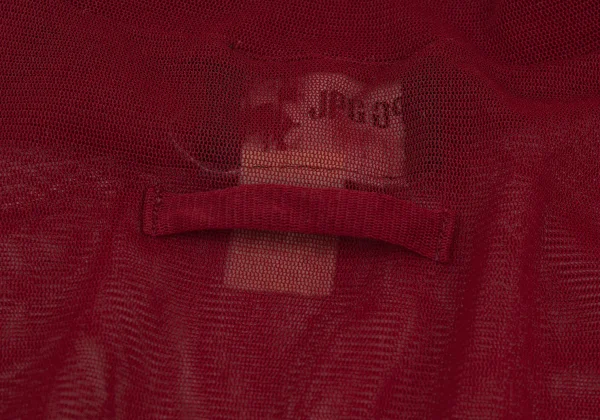 JPG by GAULTIER Hem Buttons Mesh Turtleneck T Shirt K-176207_013