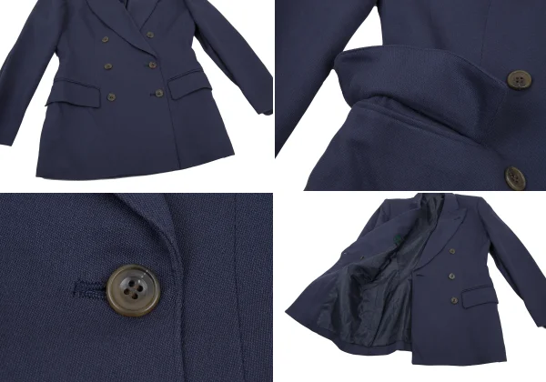 JUNIOR GAULTIER Wool Double Breasted Jacket K-176208_011