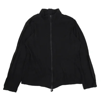 Jean Paul GAULTIER Cotton Mesh Zip Knit Top