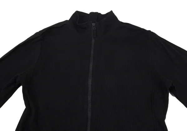 Jean Paul GAULTIER Cotton Mesh Zip Knit Top K-176212_002