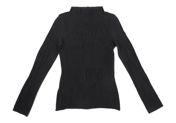 Jean Paul GAULTIER Lettering Mesh Jacquard T Shirt K-176213_002
