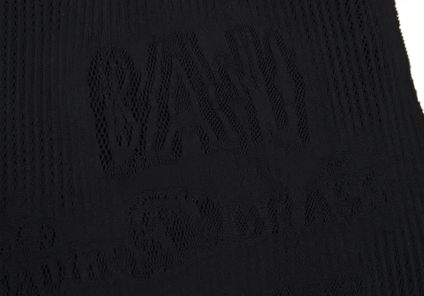 Jean Paul GAULTIER Lettering Mesh Jacquard T Shirt K-176213_012