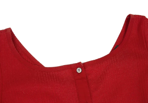 Jean Paul GAULTIER Back Lace Short Sleeve Knit Top K-176214_004