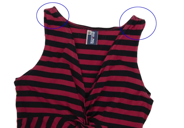 Jean's Paul GAULTIER  Twisted Layered Striped Tank Top K-176219_003