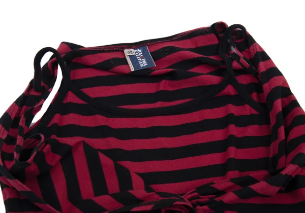 Jean's Paul GAULTIER  Twisted Layered Striped Tank Top K-176219_007