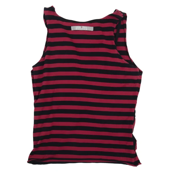 Jean's Paul GAULTIER  Twisted Layered Striped Tank Top K-176219_012