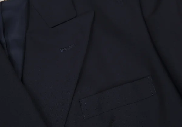 Burberrys' Wool Double Breasted Peaked Lapel Jacket K-176222_005