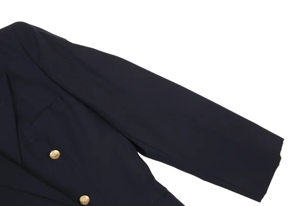 Burberrys' Wool Double Breasted Peaked Lapel Jacket K-176222_006